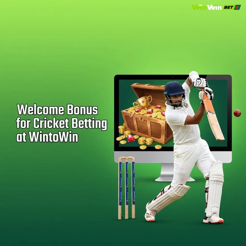 WinWin welcome bonus up to 14,000 BDT for cricket betting on IPL, T20 World Cup and test matches in Bangladesh