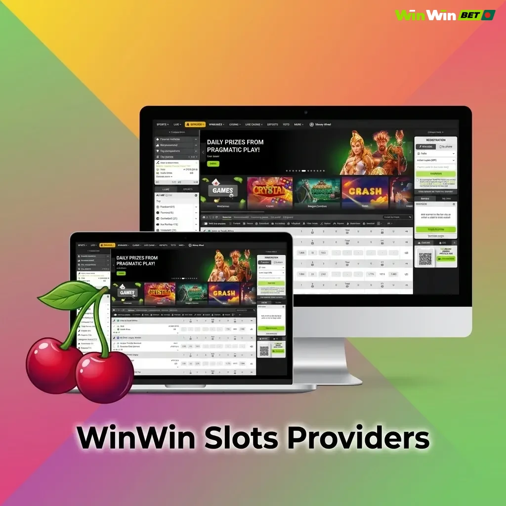 WinWin Casino slot providers including Pragmatic Play, NetEnt, Microgaming and Play'n GO with 50+ certified developers