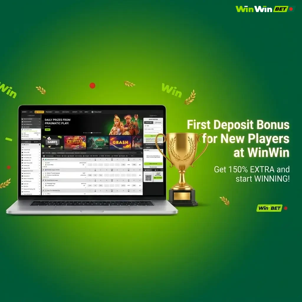 WinWin first deposit bonus for new players in Bangladesh — sports betting 14,000 BDT or casino package 48,000 BDT