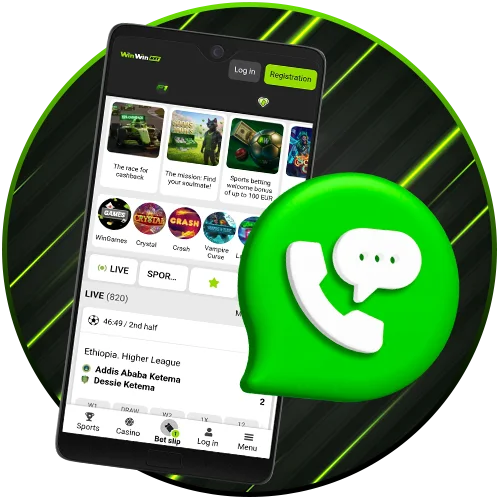 Get mobile app help on the WinWin site.