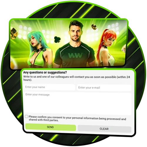 Contact around the clock WinWin site help desk.